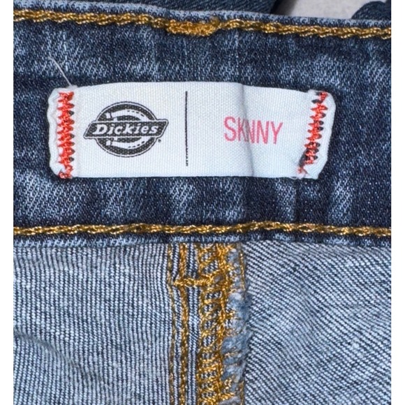 Dickies Jeans Women's 8R (30x31) Blue Medium Wash Skinny Jeans - Picture 3 of 10
